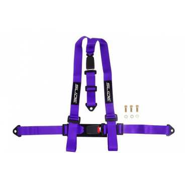 Sportovní pásy Slide 3p 2" Fialové Homologace E4