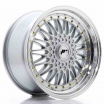JR Wheels JR9 18x9 ET40 5x112/114 Stříbrné s leštěným límcem