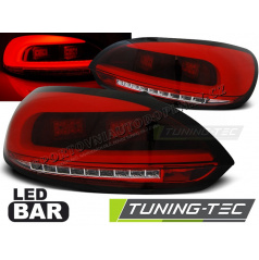 VW Scirocco III 2008- zadní lampy red white LED BAR