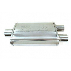 Středový tlumič 76-63,5mm TurboWorks LT 304SS 355mm