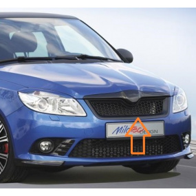 Maska Milotec s černou mřížkou Škoda Roomster / Fabia II Maska Milotec s černou mřížkou Škoda Roomster / Fabia II