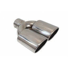 Dvojitá koncovka tlumiče 85x67mm vstup 55mm