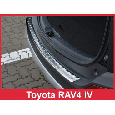 Nerez kryt- ochrana prahu zadního nárazníku Toyota RAV4 IV 2013-15