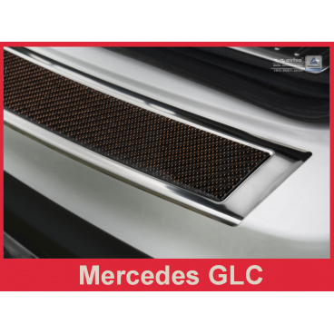 Carbon kryt- ochrana prahu zadního nárazníku Mercedes GLC 2015+
