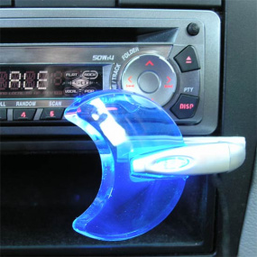 Led osvětlení interieru modré 12V Půlměsíc