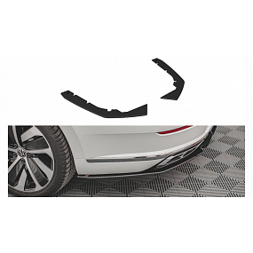 Splitter Volkswagen Arteon R-Line Facelift Tył Boczne Street Pro Black Splitter Volkswagen Arteon R-Line Facelift Tył Boczne Street Pro Black