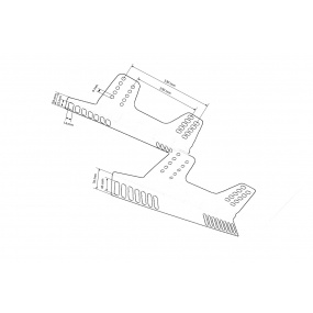 Mocowanie fotela BMW E46 Pasażer