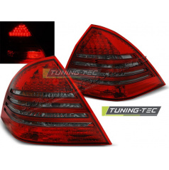 Mercedes C-Klasa W203 Sedan 2000-04 zadní lampy red smoke LED