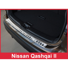 Nerez kryt- ochrana prahu zadního nárazníku Nissan Qashqai II 2013-16