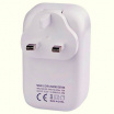 Síťová domácí nabíječka se 4 USB 2,4A (EU, UK i USA zástrčka)