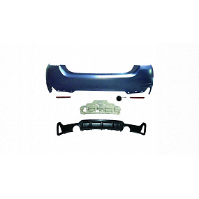 Nárazník BMW 4 F32 F33 F36 Zadní s difuzorem Nárazník BMW 4 F32 F33 F36 Zadní s difuzorem