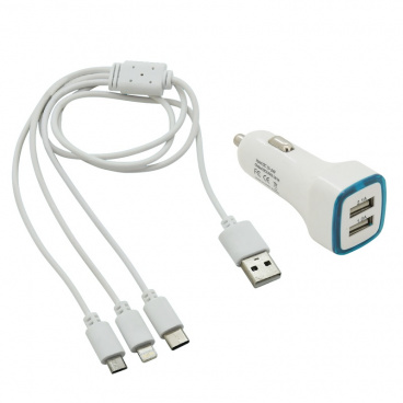 Nabíječka telefonu USB 3v1 (micro USB, iPhone, USB C)