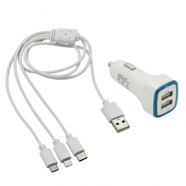 Nabíječka telefonu USB 3v1 (micro USB, iPhone, USB C) Nabíječka telefonu USB 3v1 (micro USB, iPhone, USB C)