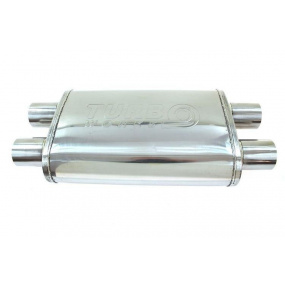 Středový tlumič 63,5mm TurboWorks LT 304SS 355mm Středový tlumič 63,5mm TurboWorks LT 304SS 355mm