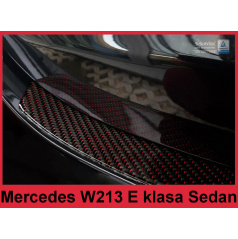 Carbon kryt- ochrana prahu zadního nárazníku Mercedes E W213 sedan 2016+