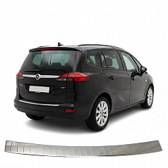 Nerez leštěný kryt horní hrany zadního nárazníku Opel Zafira C Tourer 2011-2019