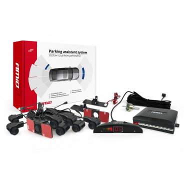 Sada parkovacích senzorů LED 8 čidel černé vnitřní 16,5 mm Sada parkovacích senzorů LED 8 čidel černé vnitřní 16,5 mm