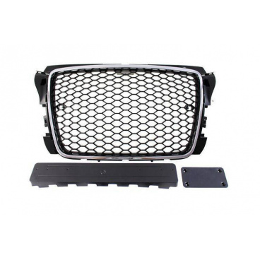 Gril Audi A3 8P Facelift RS-Styl Chrom-Černý PDC