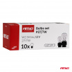 Halogenové žárovky P27/7W 12V 27/7W W2.5X16q 10ks. AMIO-04513