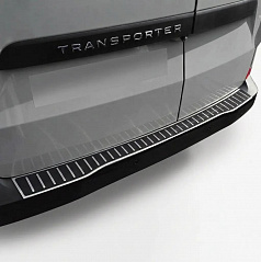 Nerez - karbon kryt horní hrany zadního nárazníku VW T7 Transporter 2024+