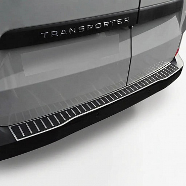 Nerez - karbon kryt horní hrany zadního nárazníku VW T7 Transporter 2024+ Nerez - karbon kryt horní hrany zadního nárazníku VW T7 Transporter 2024+