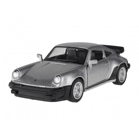 Kovový model 1:32 Porsche 911 Turbo 3.3 ve stříbrné metalíze Kovový model 1:32 Porsche 911 Turbo 3.3 ve stříbrné metalíze