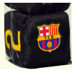 Plyšové kostky 7 cm s logem FC Barcelona (originální s licencí, nejsou to žádné kopie)