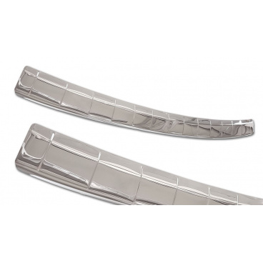 Nerez kryt, ochrana prahu zadního nárazníku Škoda Octavia IV FL kombi 2019+ chrom Nerez kryt, ochrana prahu zadního nárazníku Škoda Octavia IV FL kombi 2019+ chrom