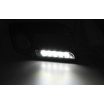 VW Golf V GTI LED denní svícení v mřížce mlhovky black