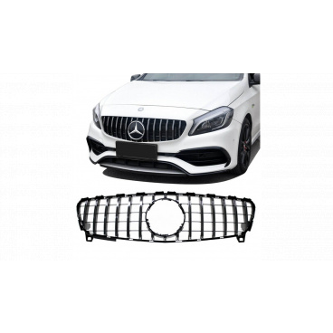 Gril Mercedes-Benz A W176 Facelift GT Chrom & Černý