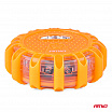 Automobilová nouzová lampa akumulátorová s funkcí svítilny 12SMD+3SMD 650mAh (BATT) oranžové světlo