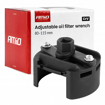 Nastavitelný klíč na olejový filtr 80–115 mm CrV Nastavitelný klíč na olejový filtr 80–115 mm CrV
