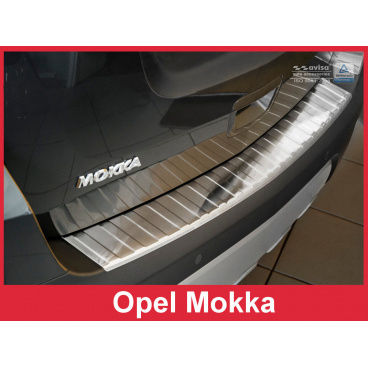 Nerez kryt- ochrana prahu zadního nárazníku Opel Mokka 2012-16