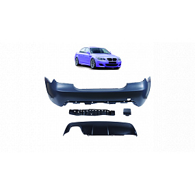 Nárazník BMW 5 E60 Zadní s difuzorem Nárazník BMW 5 E60 Zadní s difuzorem