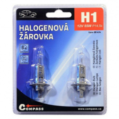 Žárovka 12V H1 55W P14,5s halogenová blister 2ks