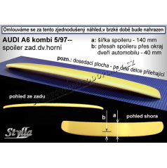 AUDI A6 COMBI 97+ křídlo zadní horní (EU homologace)
