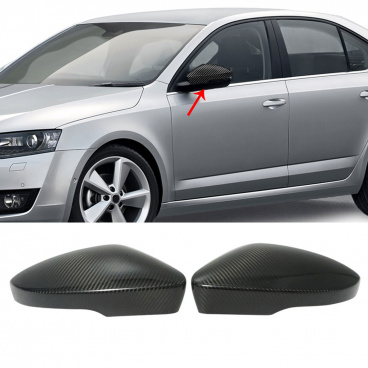 100% Karbon kryty zrcátek Škoda Octavia III