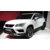 Nerez černé ochranné lišty prahu dveří 4ks Seat Ateca 2015-16