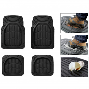 Univerzální autokoberce do špatného počasí černé Univerzální autokoberce do špatného počasí černé