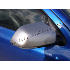 Kryty zrcátek Milotec - ABS design matný chrom, Škoda Superb Facelift 09/2006–