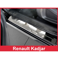 Nerez ochranné lišty prahu dveří 4ks Renault Kadjar 2015-19
