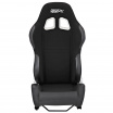 Sportovní polohovatelná sedačka Race Sport látková černá