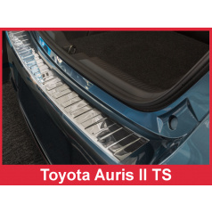 Nerez kryt- ochrana prahu zadního nárazníku Toyota Auris II Touring Sports FL 2015+