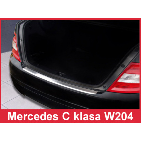 Nerez kryt-ochrana prahu zadního nárazníku Mercedes C W 204 2007-11