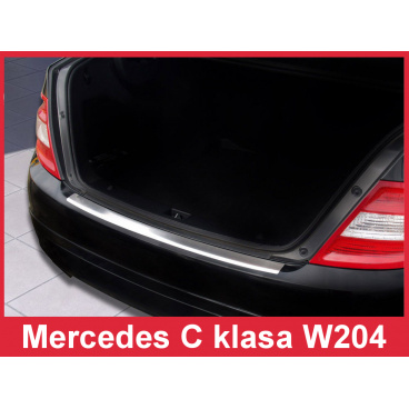 Nerez kryt-ochrana prahu zadního nárazníku Mercedes C W 204 2007-11