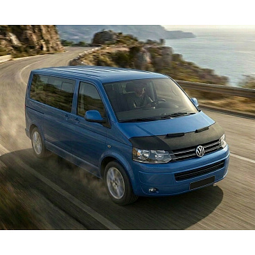Převlek přední části kapoty černý karbon VW T5 2003-10