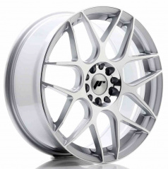 JR Wheels JR18 18x7,5 ET40 5x112/114 Stříbrná Obráběná