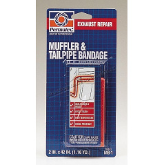 Bandáž na tlumič výfuku a výfukové potrubí