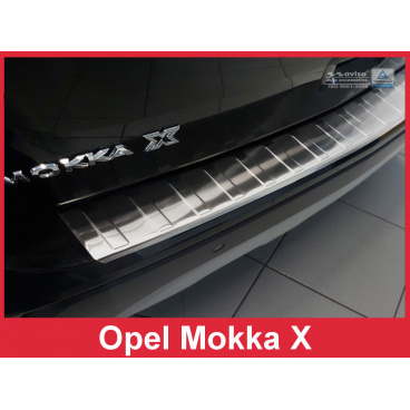 Nerez kryt- ochrana prahu zadního nárazníku Opel Mokka X FL 2016+