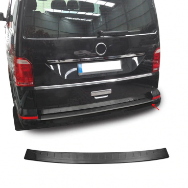 Nerez kryt zadního nárazníku VW T6, T6,1 2015-24 černý broušený